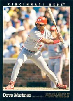 #132 Dave Martinez - Cincinnati Reds - 1993 Pinnacle Baseball