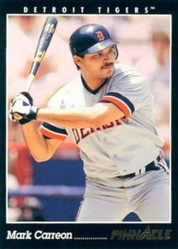 #136 Mark Carreon - Detroit Tigers - 1993 Pinnacle Baseball