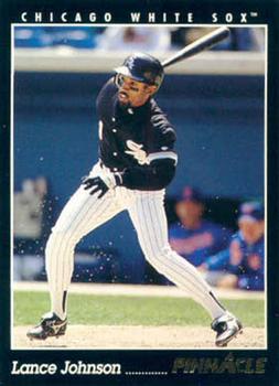#137 Lance Johnson - Chicago White Sox - 1993 Pinnacle Baseball