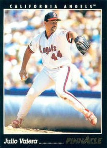 #139 Julio Valera - California Angels - 1993 Pinnacle Baseball