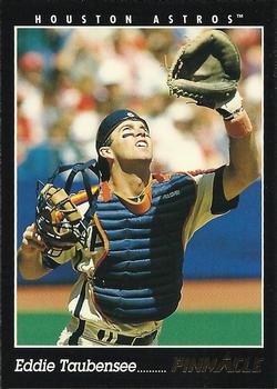 #140 Eddie Taubensee - Houston Astros - 1993 Pinnacle Baseball