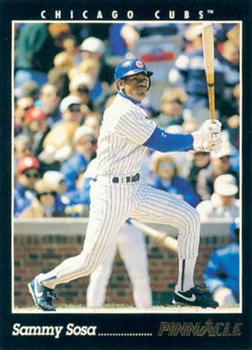 #145 Sammy Sosa - Chicago Cubs - 1993 Pinnacle Baseball