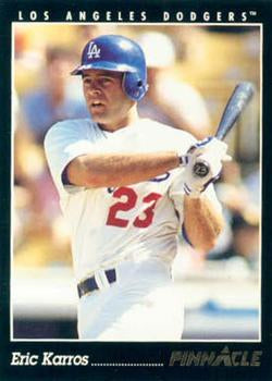 #14 Eric Karros - Los Angeles Dodgers - 1993 Pinnacle Baseball