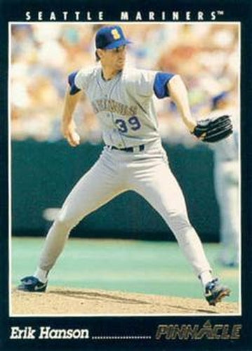 #152 Erik Hanson - Seattle Mariners - 1993 Pinnacle Baseball