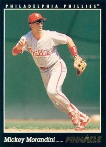 #156 Mickey Morandini - Philadelphia Phillies - 1993 Pinnacle Baseball