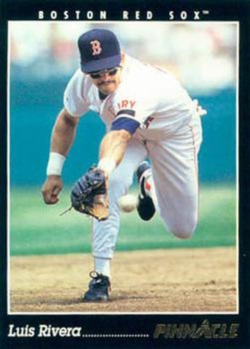 #159 Luis Rivera - Boston Red Sox - 1993 Pinnacle Baseball