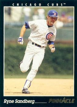 #15 Ryne Sandberg - Chicago Cubs - 1993 Pinnacle Baseball