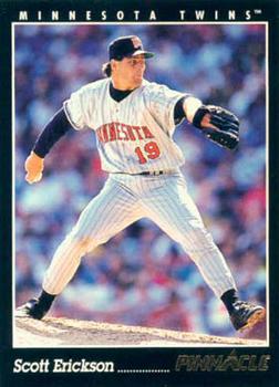 #163 Scott Erickson - Minnesota Twins - 1993 Pinnacle Baseball