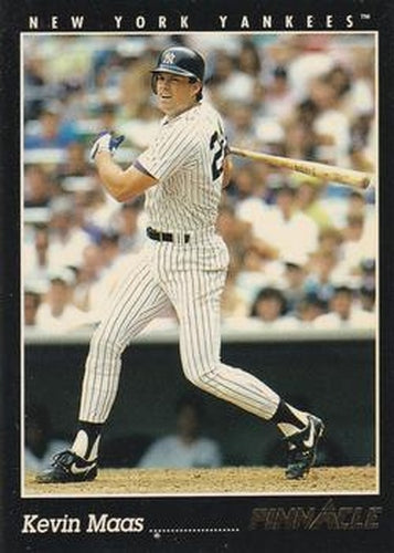 #165 Kevin Maas - New York Yankees - 1993 Pinnacle Baseball