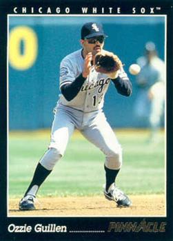 #166 Ozzie Guillen - Chicago White Sox - 1993 Pinnacle Baseball