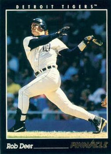 #167 Rob Deer - Detroit Tigers - 1993 Pinnacle Baseball