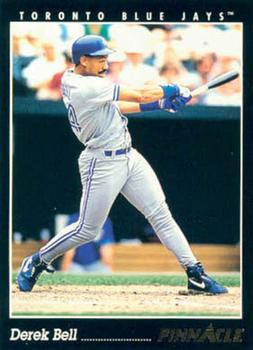 #171 Derek Bell - Toronto Blue Jays - 1993 Pinnacle Baseball
