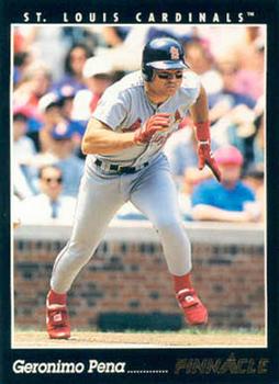 #174 Geronimo Pena - St. Louis Cardinals - 1993 Pinnacle Baseball