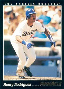 #182 Henry Rodriguez - Los Angeles Dodgers - 1993 Pinnacle Baseball