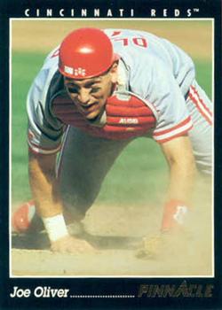#190 Joe Oliver - Cincinnati Reds - 1993 Pinnacle Baseball