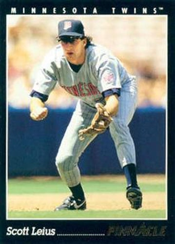 #192 Scott Leius - Minnesota Twins - 1993 Pinnacle Baseball
