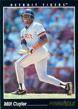 #193 Milt Cuyler - Detroit Tigers - 1993 Pinnacle Baseball