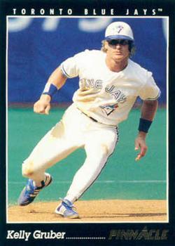 #198 Kelly Gruber - Toronto Blue Jays - 1993 Pinnacle Baseball