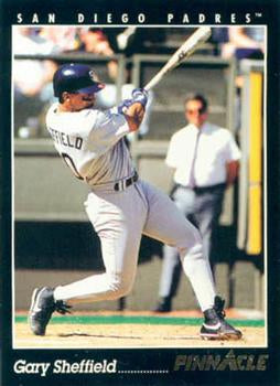 #1 Gary Sheffield - San Diego Padres - 1993 Pinnacle Baseball