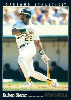 #200 Ruben Sierra - Oakland Athletics - 1993 Pinnacle Baseball