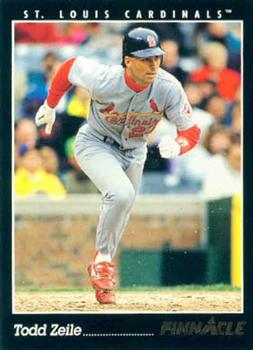 #205 Todd Zeile - St. Louis Cardinals - 1993 Pinnacle Baseball