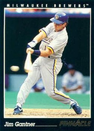 #207 Jim Gantner - Milwaukee Brewers - 1993 Pinnacle Baseball