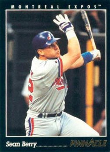 #212 Sean Berry - Montreal Expos - 1993 Pinnacle Baseball