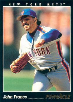 #216 John Franco - New York Mets - 1993 Pinnacle Baseball