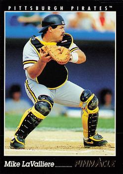 #219 Mike LaValliere - Pittsburgh Pirates - 1993 Pinnacle Baseball