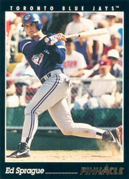 #223 Ed Sprague - Toronto Blue Jays - 1993 Pinnacle Baseball