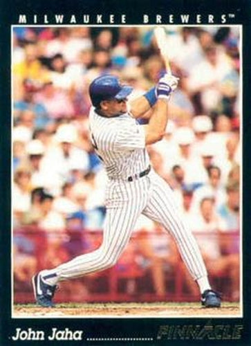 #228 John Jaha - Milwaukee Brewers - 1993 Pinnacle Baseball