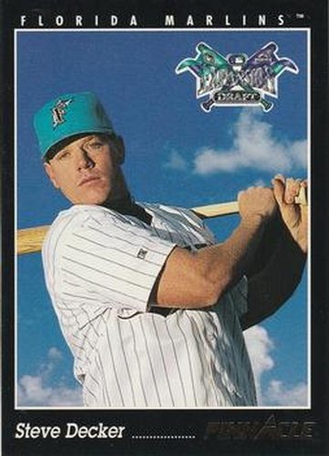 #233 Steve Decker - Florida Marlins - 1993 Pinnacle Baseball