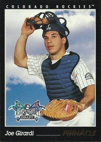 #236 Joe Girardi - Colorado Rockies - 1993 Pinnacle Baseball