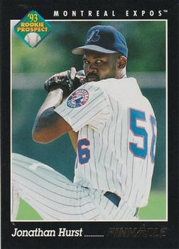 #242 Jonathan Hurst - Montreal Expos - 1993 Pinnacle Baseball