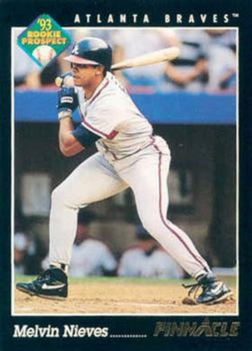#248 Melvin Nieves - Atlanta Braves - 1993 Pinnacle Baseball
