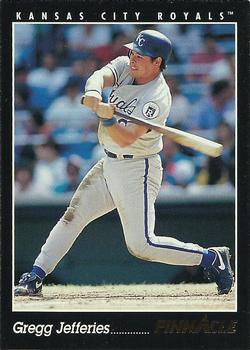 #24 Gregg Jefferies - Kansas City Royals - 1993 Pinnacle Baseball