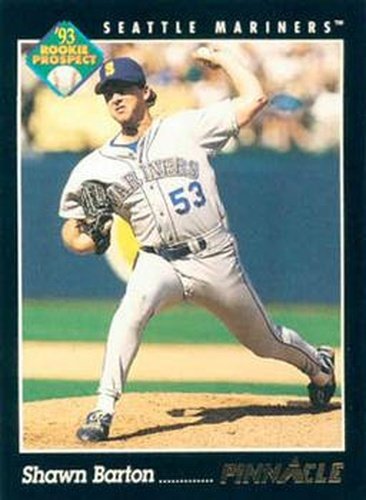 #250 Shawn Barton - Seattle Mariners - 1993 Pinnacle Baseball