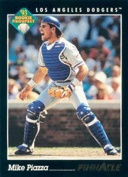 #252 Mike Piazza - Los Angeles Dodgers - 1993 Pinnacle Baseball