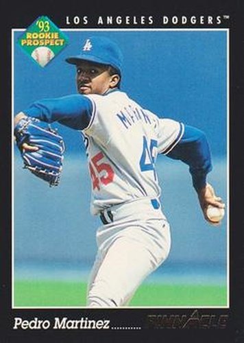 #259 Pedro Martinez - Los Angeles Dodgers - 1993 Pinnacle Baseball
