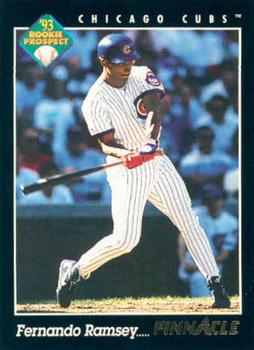 #273 Fernando Ramsey - Chicago Cubs - 1993 Pinnacle Baseball