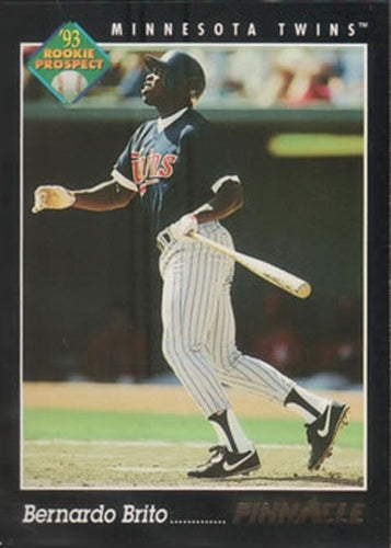 #274 Bernardo Brito - Minnesota Twins - 1993 Pinnacle Baseball
