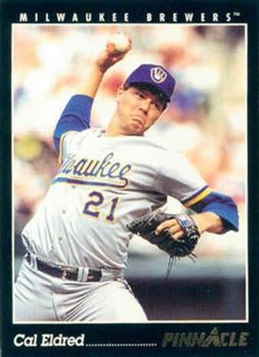 #2 Cal Eldred - Milwaukee Brewers - 1993 Pinnacle Baseball