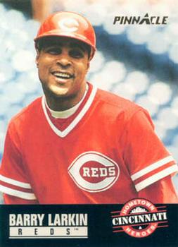 #306 Barry Larkin - Cincinnati Reds - 1993 Pinnacle Baseball