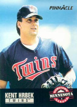 #307 Kent Hrbek - Minnesota Twins - 1993 Pinnacle Baseball