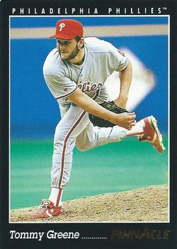 #313 Tommy Greene - Philadelphia Phillies - 1993 Pinnacle Baseball