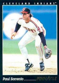 #320 Paul Sorrento - Cleveland Indians - 1993 Pinnacle Baseball