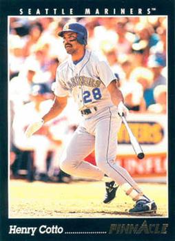 #323 Henry Cotto - Seattle Mariners - 1993 Pinnacle Baseball