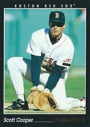 #330 Scott Cooper - Boston Red Sox - 1993 Pinnacle Baseball