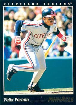 #331 Felix Fermin - Cleveland Indians - 1993 Pinnacle Baseball
