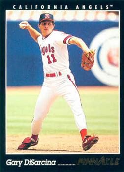 #337 Gary DiSarcina - California Angels - 1993 Pinnacle Baseball